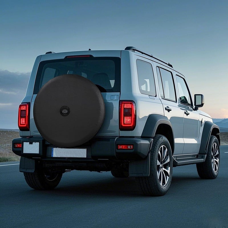 MOONET 32" Soft Black Tire Cover - Ideal Compatible with Ford Bronco 2021-2025 with Backup Camera - Image 3